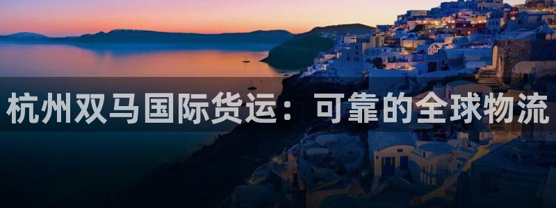 尊龙人品怎么样：杭州双马国际货运：可靠的全球物流