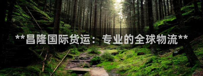 尊龙凯时平台入口：**昌隆国际货运：专业的全球物流**