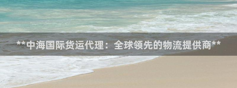 尊龙人生就是博i可靠吗：**中海国际货运代理：全球领先的