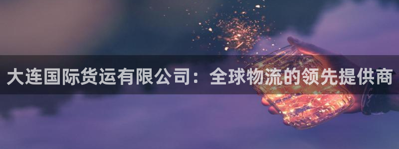 尊龙t600：大连国际货运有限公司：全球物流的领先提供商